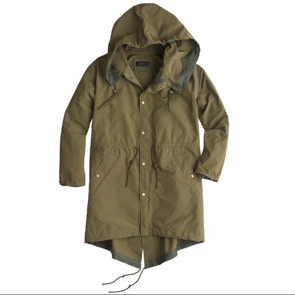 NWT J. Crew Fishtail Anorak Parka - Picture 2 of 6